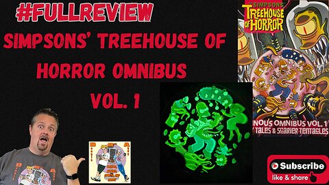 Simpsons’ Treehouse of Horror Omnibus Vol. 1 Hardcover Comic Book Review #fullreview