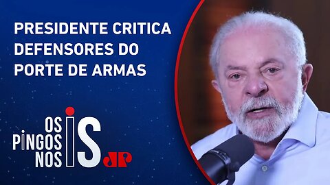 Lula: “Quem anda armado é covarde e não quer fazer o bem”