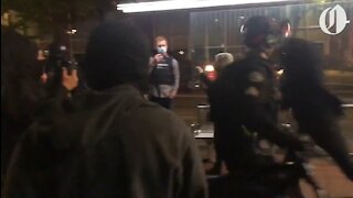 Antifa Sucker Punches A Cop and Cops Pounce!!