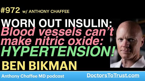 BEN BIKMAN b | Worn out insulin: blood vessels cannot make nitric oxide so: hypertension