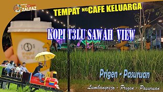 Kopi Telu Sawah View / awang awang Prigen Pasuruan | tongkrongan KEREN sekeluarga