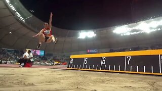 Atletas Femininas em Prova Salta em Distancia | Women's Long Jump 2022