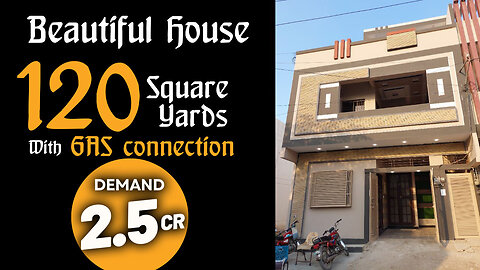 New House With GAS Connection in Gulshan-e-Maymar Sector R3 - 120 Sq Yds Double Storey - Modern Home