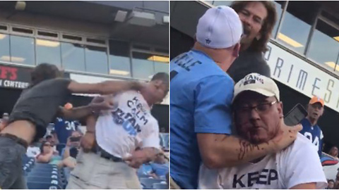 Tennessee Titans Fans Get into BLOODY Fight During Scrimmage