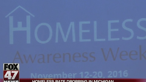 Homeless rate drops 6-percent in Michigan