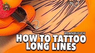 Tattooing 101-How To Tattoo Long Lines