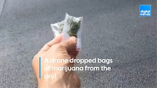 Drone Drops Weed on Israel