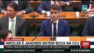 Nikolas e chamado de chupentinha e Nicole, eleJanones batem boca na CCJ veja momento @shortscnn