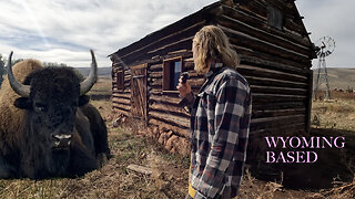 Bison Ranch Tour. Wyoming's finest bison farm? Visiting Falls Family Ranches in Lander WY. Part 1.