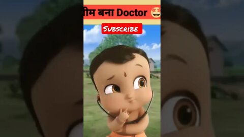 छोटा भीम बना Doctor 🤩👨‍⚕️🤩 #animation #shorts #viralshorts #hindi #cartoon