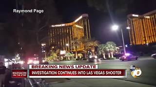 Investigation continues into Las Vegas shooter
