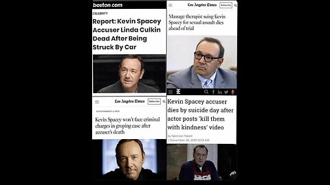 Lefties Rush To Protect Kevin Spacey About 3/4 of His Accusers Dying 12-26-23 Salty Cracker