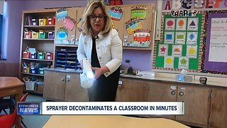 Ken-Ton School District using high-tech sprayers in classrooms to fight COVID-19