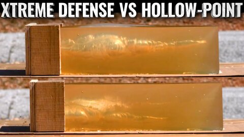 Lehigh Defense - Xtreme Defense vs Hollow-Point bullet through a Barrier. Here's what happened.