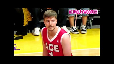 Mr. Beast Shows Off His Hooping Skills In The ACE Family Charity Basketball Game 6.29.19
