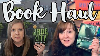 Book Shopping and Haul Video - We bought 17 Books!