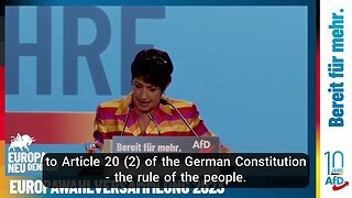 Christine Andersons Nominierungsrede auf dem AfD-Parteitag in Magdeburg | My nomination speech...