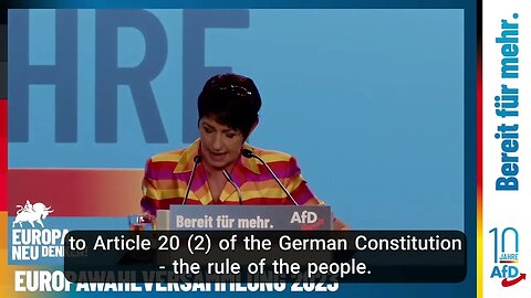 Christine Andersons Nominierungsrede auf dem AfD-Parteitag in Magdeburg | My nomination speech...
