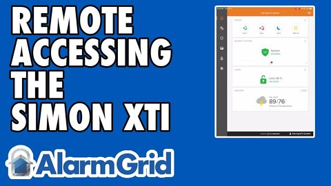 Remote Accessing the Interlogix Simon XTi & XTi-5