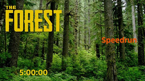 The Forest 5 Hour Speedrun | PlayStation 5 - Twitch Stream