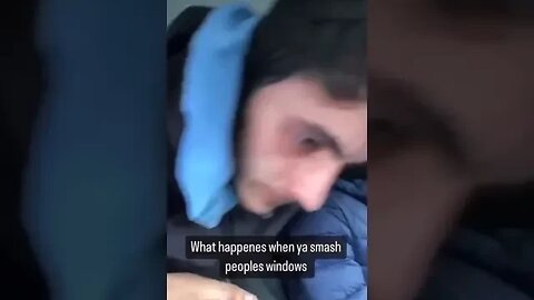 Lad forced to lick the glass from a window he broke