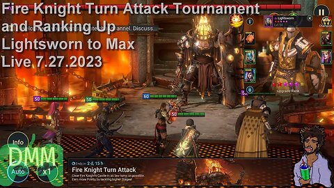 Fire Knight Turn Attack Tournament and Lightsworn Rank Maxing 7/27/2023 Live - RAID: Shadow Legends