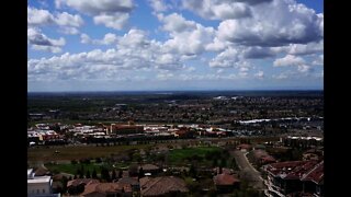 Scattered clouds time lapse 4k RAW. #Shorts