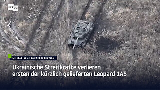 Ukrainische Streitkräfte verlieren ersten der kürzlich gelieferten Leopard 1A5