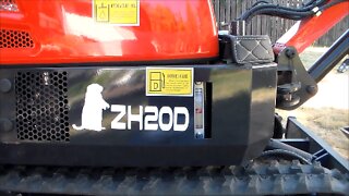 Mini-Excavator Overview (Groundhog ZH20D)