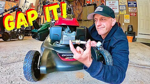 How To GAP A Lawnmower SPARK PLUG for BEGINNERS!