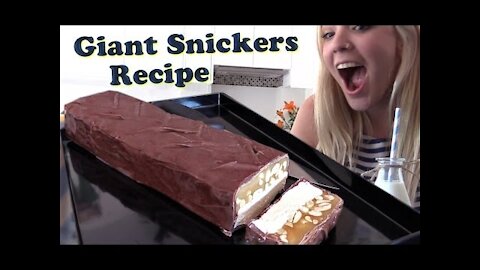 World's Biggest Snickers Bar Recipe 5lbs