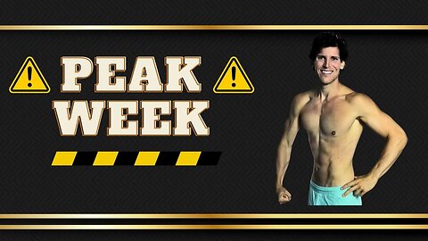 1 Week Out!! My PEAK WEEK protocol FULLY EXPLAINED!!