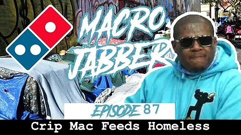 Crip Mac Feeds the Homeless Domino's Pizza; Skid Row Pizza Party by Cmac