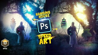 How i turned this photo into 2 different scene in Photoshop. #photoshop #mrhires #borisfx