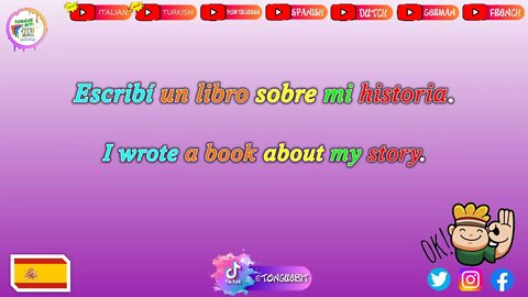 New Spanish Sentences! \\ Week: 8 Video: 3 // Learn Spanish with Tongue Bit!
