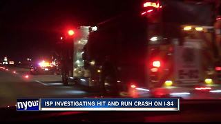 Hit-and-run crash on I-84