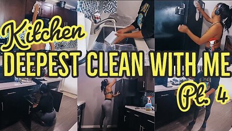 *EXTREME* DEEPEST CLEAN OF KITCHEN EVER PT. 4 2021 | EXTREME SPEED CLEANING MOTIVATION | ez tingz