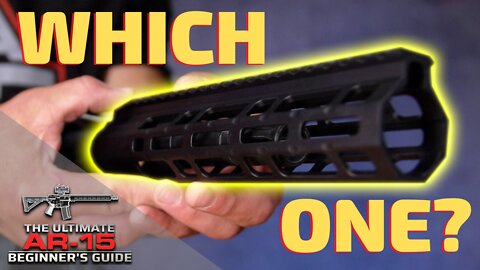 Ep-5: Which AR-15 Handguard is Best For You? M-Lok, Picatinny, Free Float, Drop-In, Quad Rails.