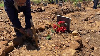 SOUTH AFRICA - Cape Town - Mowbray Muslim Cemetery desecration (Video) (QA7)