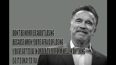 ARNOLD SCHWARZENEGGER MOTIVATION ||||| MOTIVATION ON YOU ||||