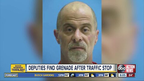 Bradenton man found with hand grenade, firearms during traffic stop: Deputies