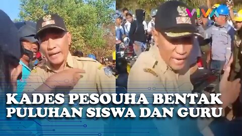 Kades Pesouha Bentak Puluhan Siswa dan Guru, DPMD Sultra Turun Gunung