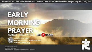 Early morning prayer 073123