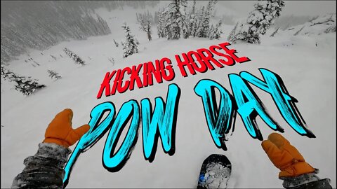 Kicking Horse POWDER DAY!!! PT1 | The Promised Land EPVI ( Snowboarding In Kicking Horse Golden BC )