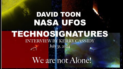 NASA UFOS : DAVID TOON : TECH SIGNATURES