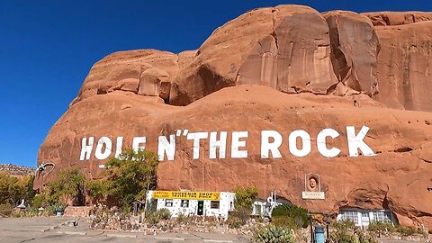 Hole N" The Rock Tourist Attraction Outside of Moab, UT