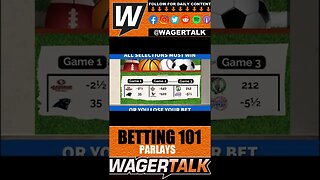 What Is a Parlay and How To Make a Parlay Bet | ⏱️WagerTalk Minute #shorts
