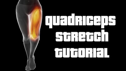 Master Quad Stretching at Home: A Simple Chair-Based Routine | How to stretch your Quadriceps