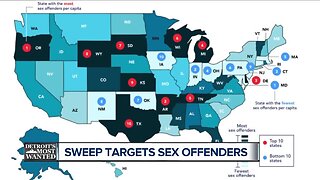Detroit's Most Wanted: Sex offender sweep