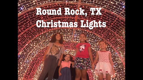 Round Rock, TX Christmas Lights. Luces de Navidad, Round Rock, TX.